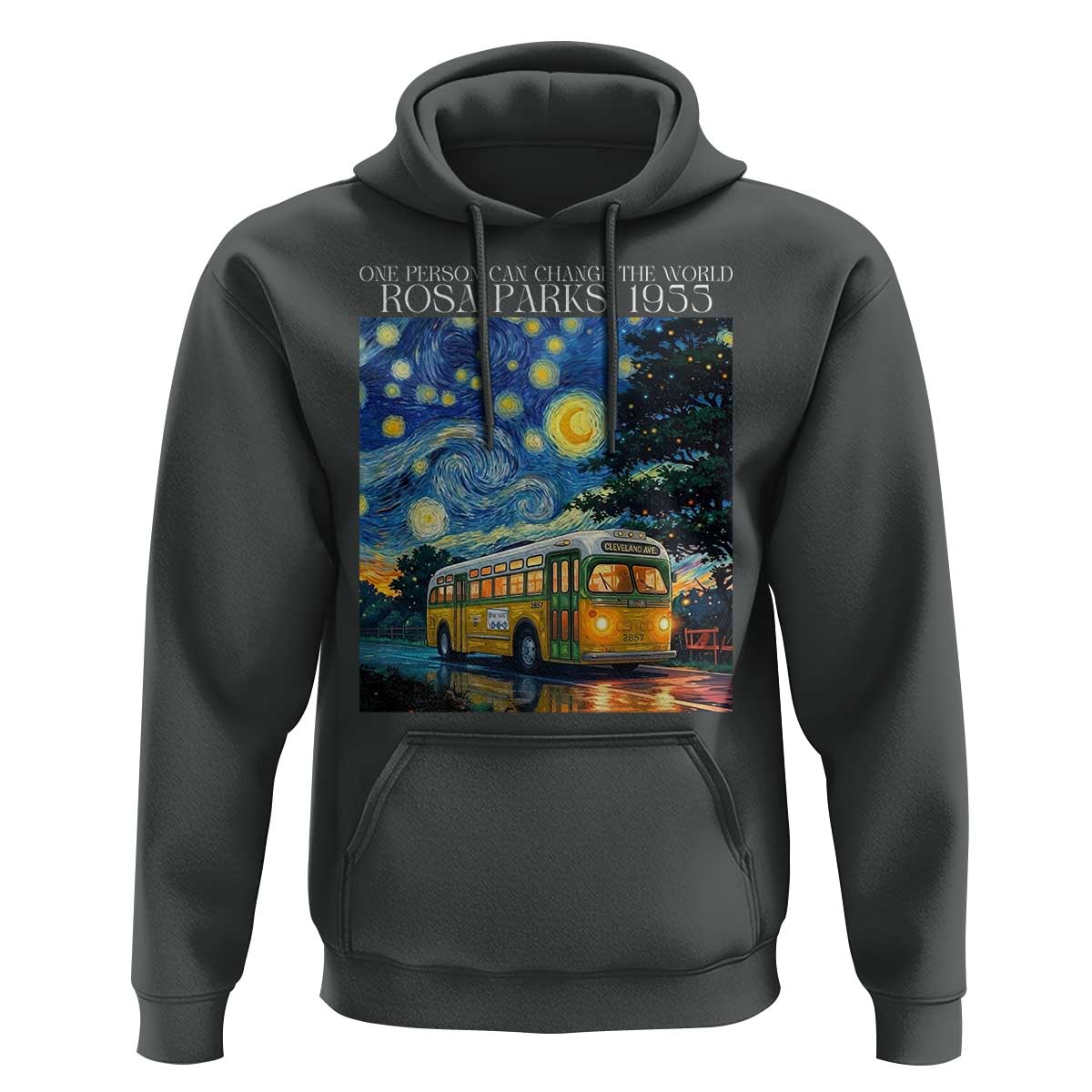 Rosa Parks Hoodie Starry Night Van Gogh Black History African - Wonder Print Shop