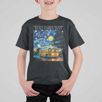 Rosa Parks T Shirt For Kid Starry Night Van Gogh Black History African - Wonder Print Shop