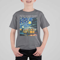 Rosa Parks T Shirt For Kid Starry Night Van Gogh Black History African - Wonder Print Shop
