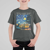 Rosa Parks T Shirt For Kid Starry Night Van Gogh Black History African - Wonder Print Shop