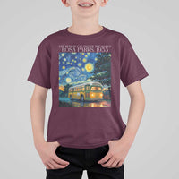 Rosa Parks T Shirt For Kid Starry Night Van Gogh Black History African - Wonder Print Shop