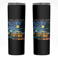 Rosa Parks Skinny Tumbler Starry Night Van Gogh Black History African - Wonder Print Shop