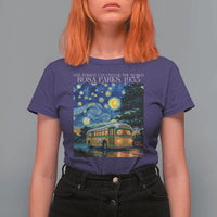 Rosa Parks T Shirt For Women Starry Night Van Gogh Black History African - Wonder Print Shop