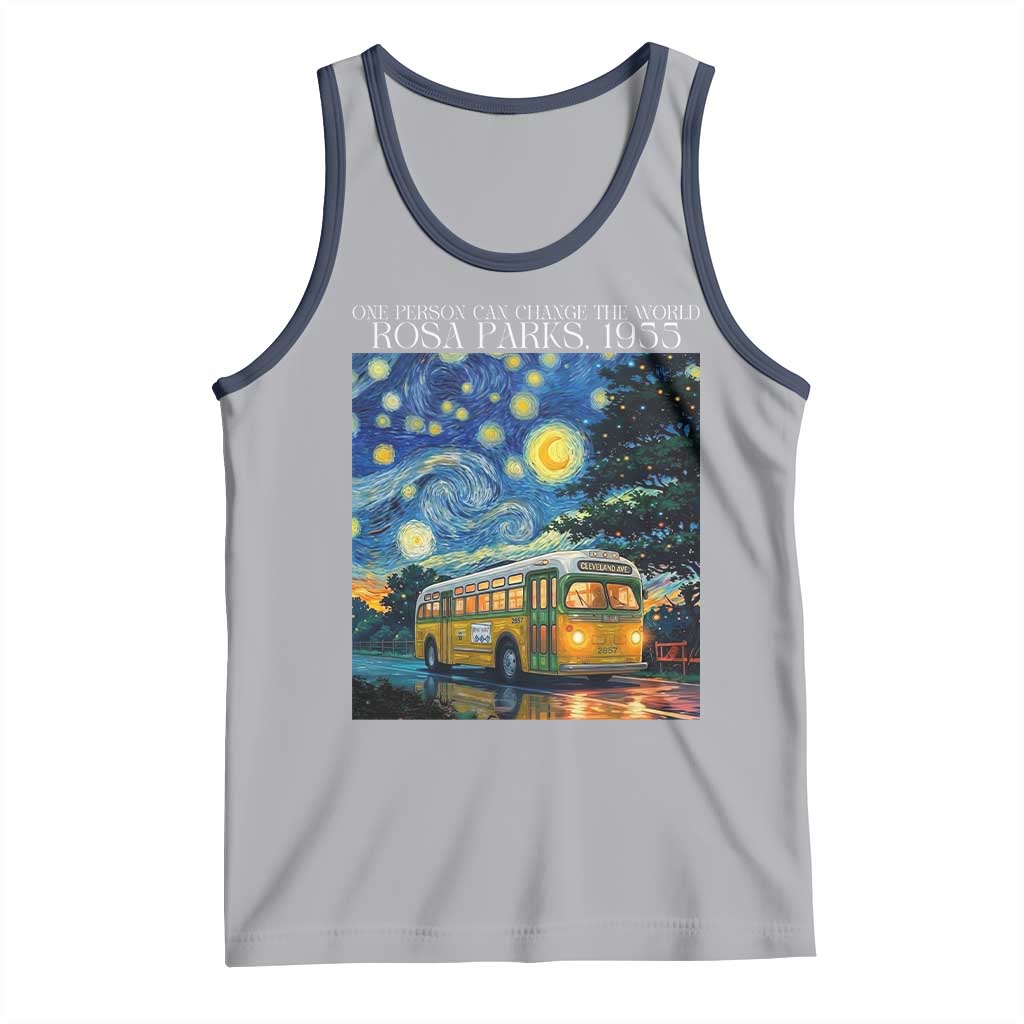 Rosa Parks Tank Top Starry Night Van Gogh Black History African - Wonder Print Shop