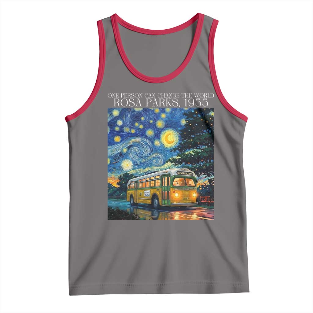 Rosa Parks Tank Top Starry Night Van Gogh Black History African - Wonder Print Shop