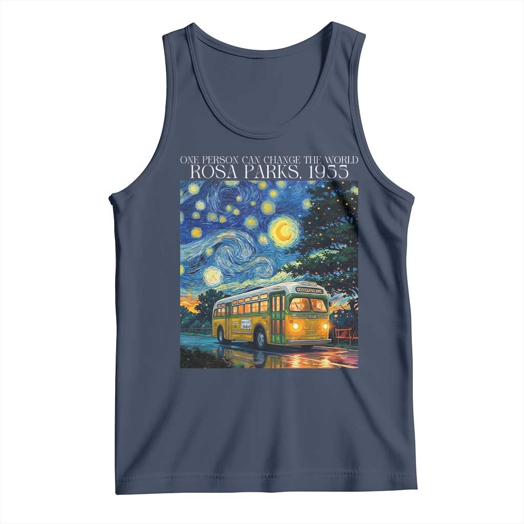 Rosa Parks Tank Top Starry Night Van Gogh Black History African - Wonder Print Shop