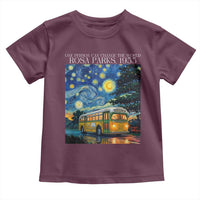 Rosa Parks Toddler T Shirt Starry Night Van Gogh Black History African - Wonder Print Shop