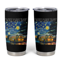 Rosa Parks Tumbler Cup Starry Night Van Gogh Black History African - Wonder Print Shop