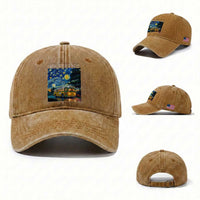 Rosa Parks Washed Cotton Baseball Cap Starry Night Van Gogh Black History African