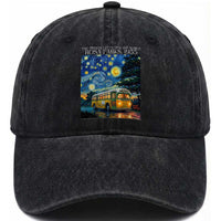 Rosa Parks Washed Cotton Baseball Cap Starry Night Van Gogh Black History African
