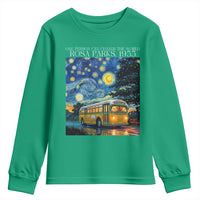 Rosa Parks Youth Sweatshirt Starry Night Van Gogh Black History African - Wonder Print Shop