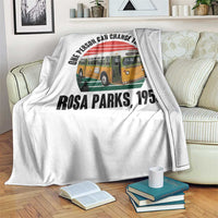 Rosa Parks Throw Blanket One Person Can Change The World - Wonder Print Shop