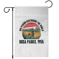 Rosa Parks Garden Flag One Person Can Change The World - Wonder Print Shop