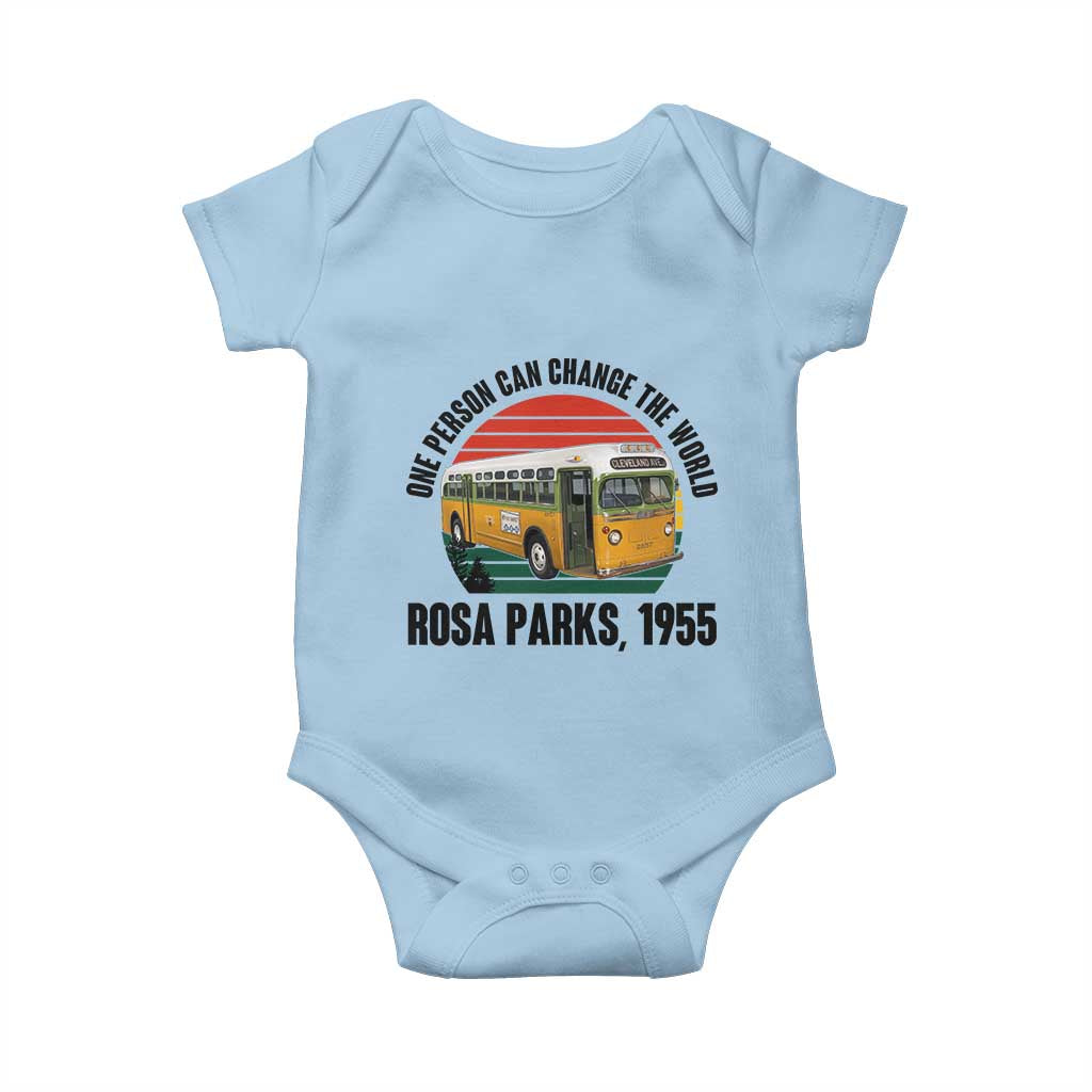 Rosa Parks Baby Onesie One Person Can Change The World - Wonder Print Shop