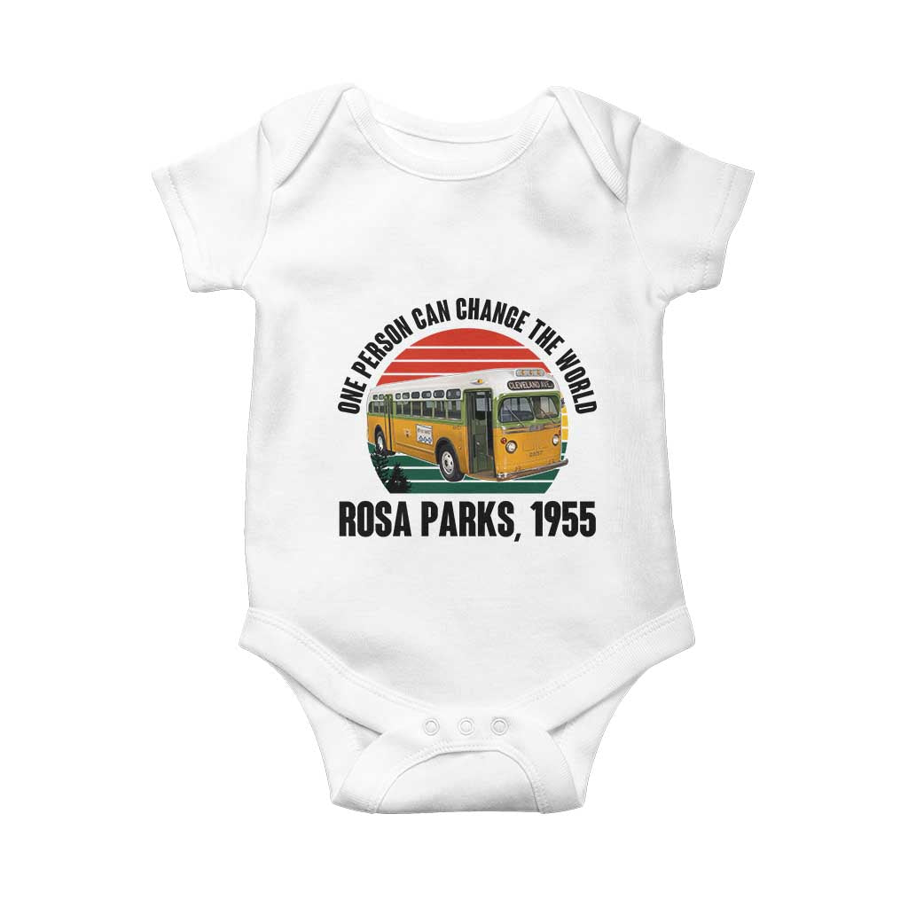 Rosa Parks Baby Onesie One Person Can Change The World - Wonder Print Shop