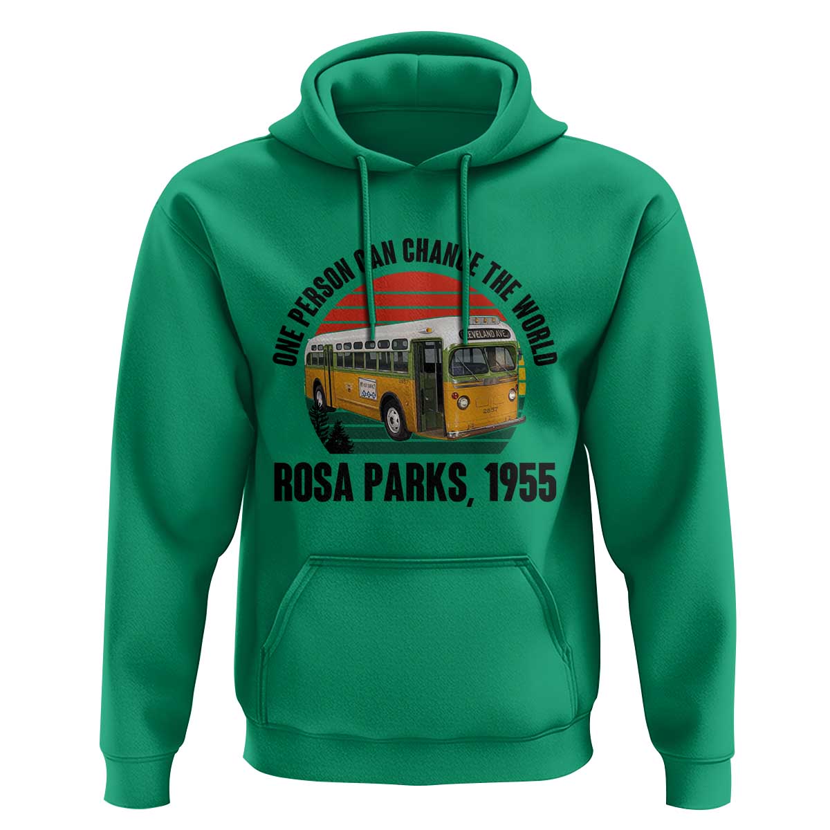 Rosa Parks Hoodie One Person Can Change The World - Wonder Print Shop
