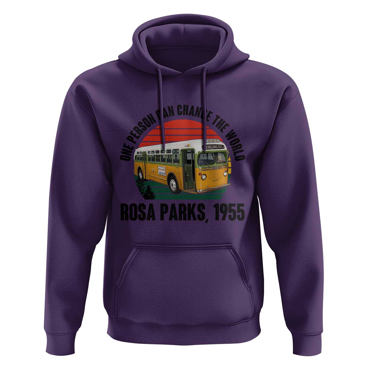 Rosa Parks Hoodie One Person Can Change The World - Wonder Print Shop
