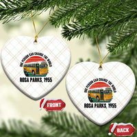 Rosa Parks Ceramic Ornament One Person Can Change The World - Wonder Print Shop
