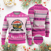 Rosa Parks Ugly Christmas Sweater One Person Can Change The World - Wonder Print Shop