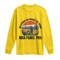 Rosa Parks Long Sleeve Shirt One Person Can Change The World - Wonder Print Shop