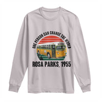 Rosa Parks Long Sleeve Shirt One Person Can Change The World - Wonder Print Shop
