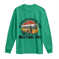 Rosa Parks Long Sleeve Shirt One Person Can Change The World - Wonder Print Shop