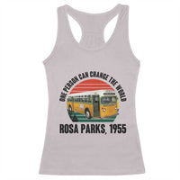 Rosa Parks Racerback Tank Top One Person Can Change The World - Wonder Print Shop