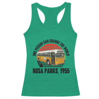 Rosa Parks Racerback Tank Top One Person Can Change The World - Wonder Print Shop