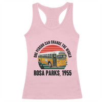Rosa Parks Racerback Tank Top One Person Can Change The World - Wonder Print Shop