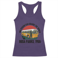Rosa Parks Racerback Tank Top One Person Can Change The World - Wonder Print Shop