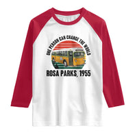 Rosa Parks Raglan Shirt One Person Can Change The World - Wonder Print Shop