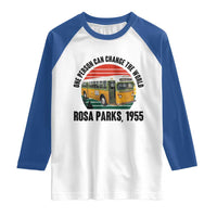 Rosa Parks Raglan Shirt One Person Can Change The World - Wonder Print Shop