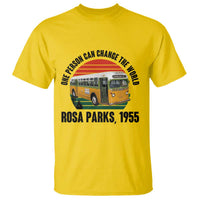 Rosa Parks T Shirt One Person Can Change The World - Wonder Print Shop