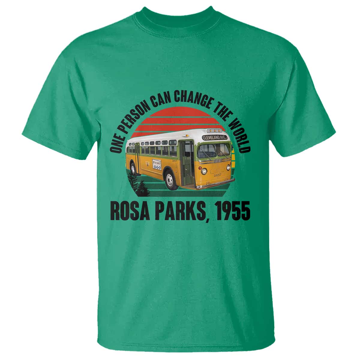 Rosa Parks T Shirt One Person Can Change The World - Wonder Print Shop