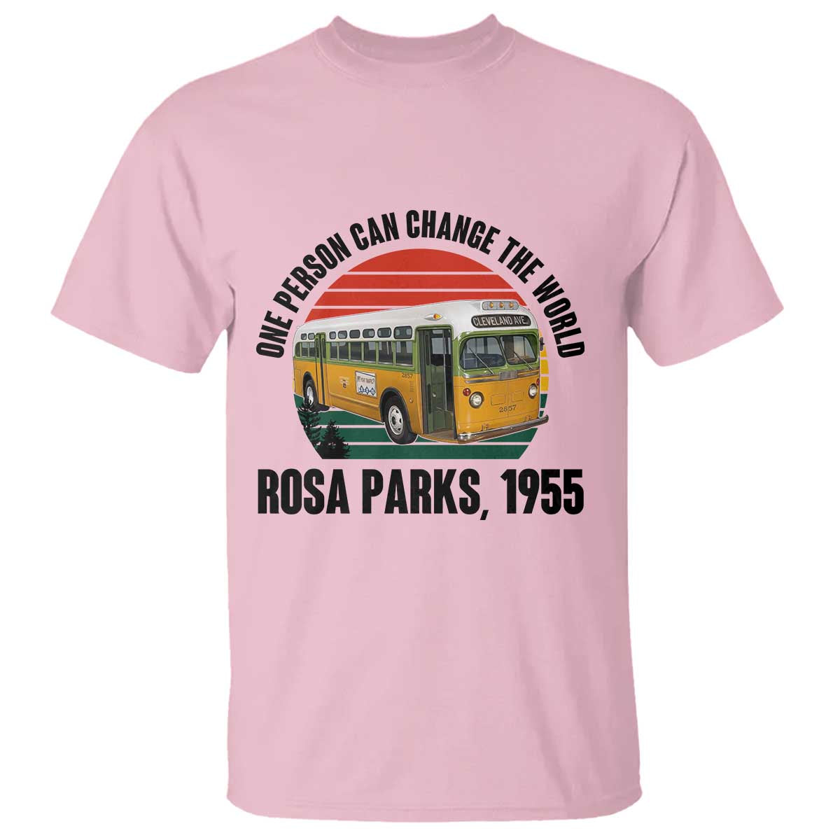 Rosa Parks T Shirt One Person Can Change The World - Wonder Print Shop