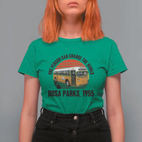 Rosa Parks T Shirt For Women One Person Can Change The World - Wonder Print Shop