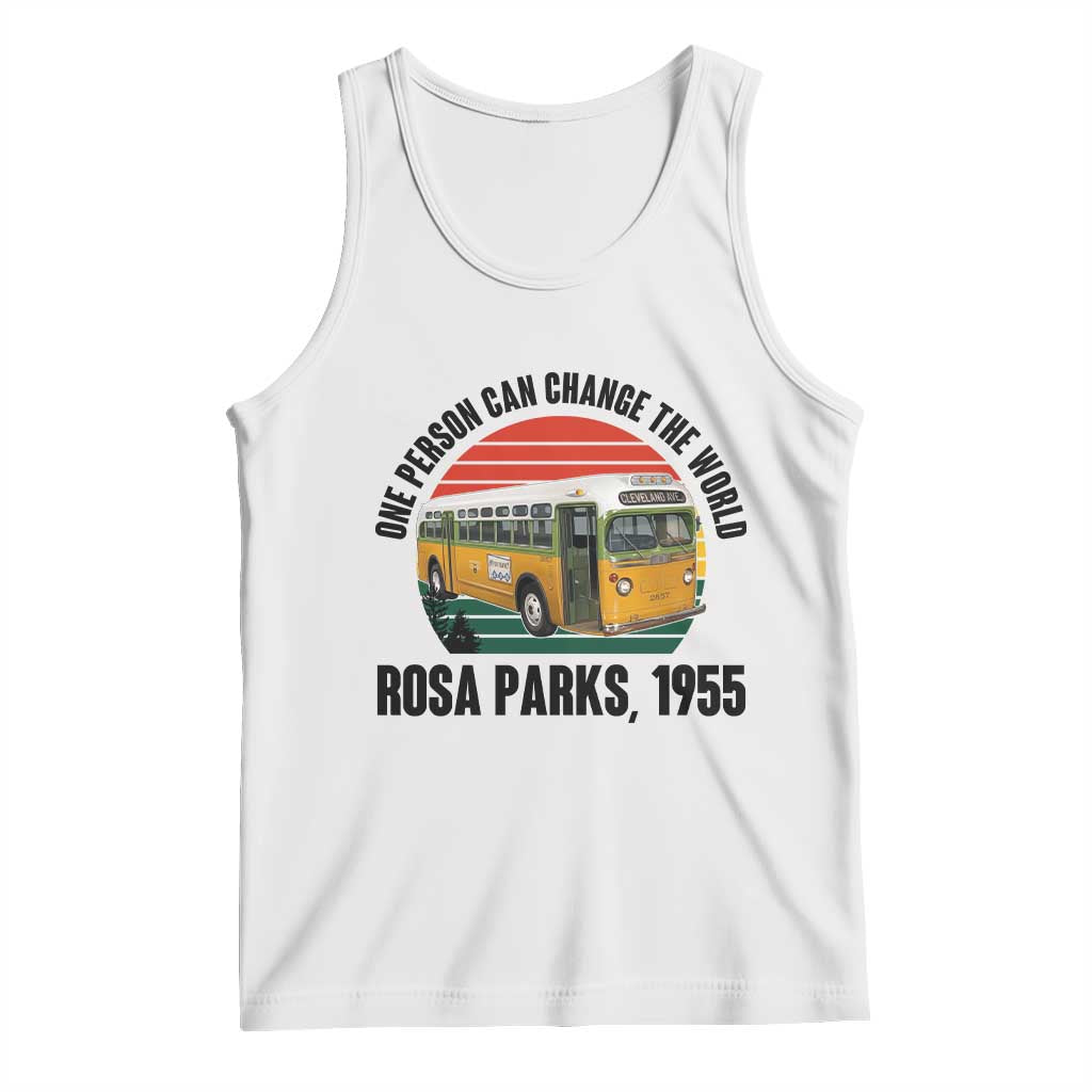 Rosa Parks Tank Top One Person Can Change The World - Wonder Print Shop