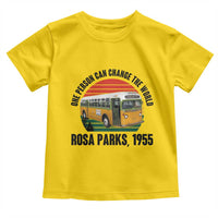 Rosa Parks Toddler T Shirt One Person Can Change The World - Wonder Print Shop