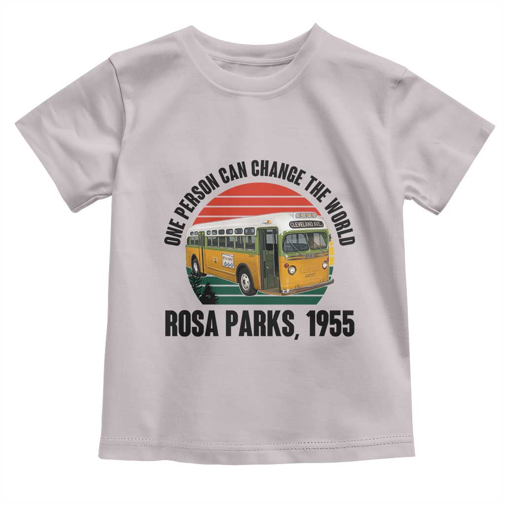Rosa Parks Toddler T Shirt One Person Can Change The World - Wonder Print Shop