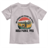 Rosa Parks Toddler T Shirt One Person Can Change The World - Wonder Print Shop