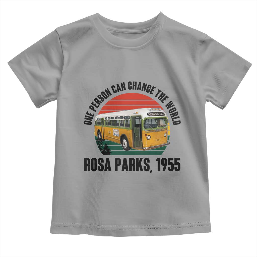 Rosa Parks Toddler T Shirt One Person Can Change The World - Wonder Print Shop