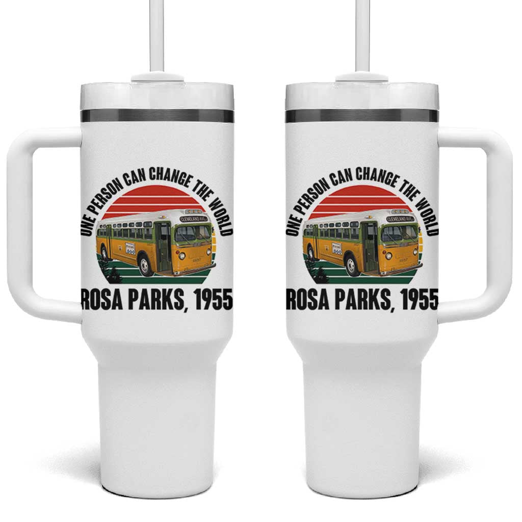 Rosa Parks Tumbler With Handle One Person Can Change The World - Wonder Print Shop