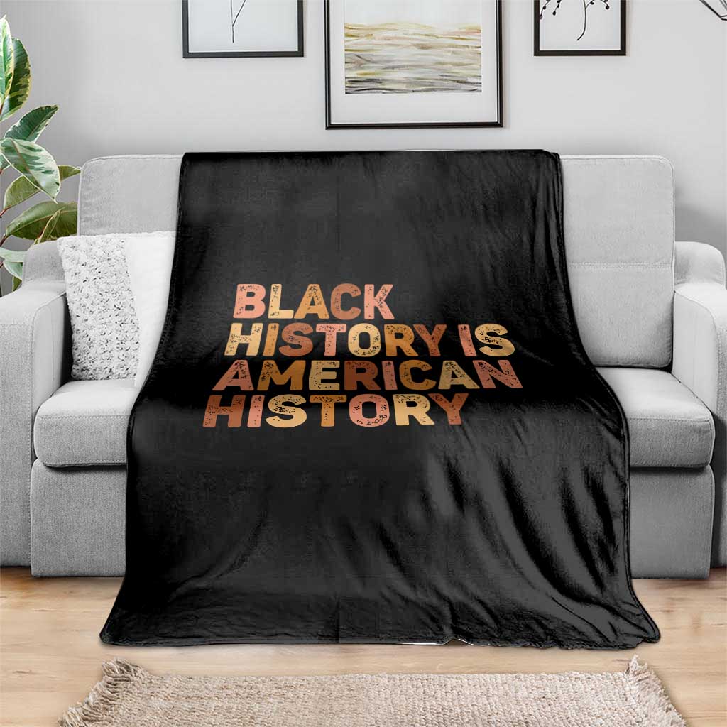 Black History Melanin African American Pride Throw Blanket - Wonder Print Shop