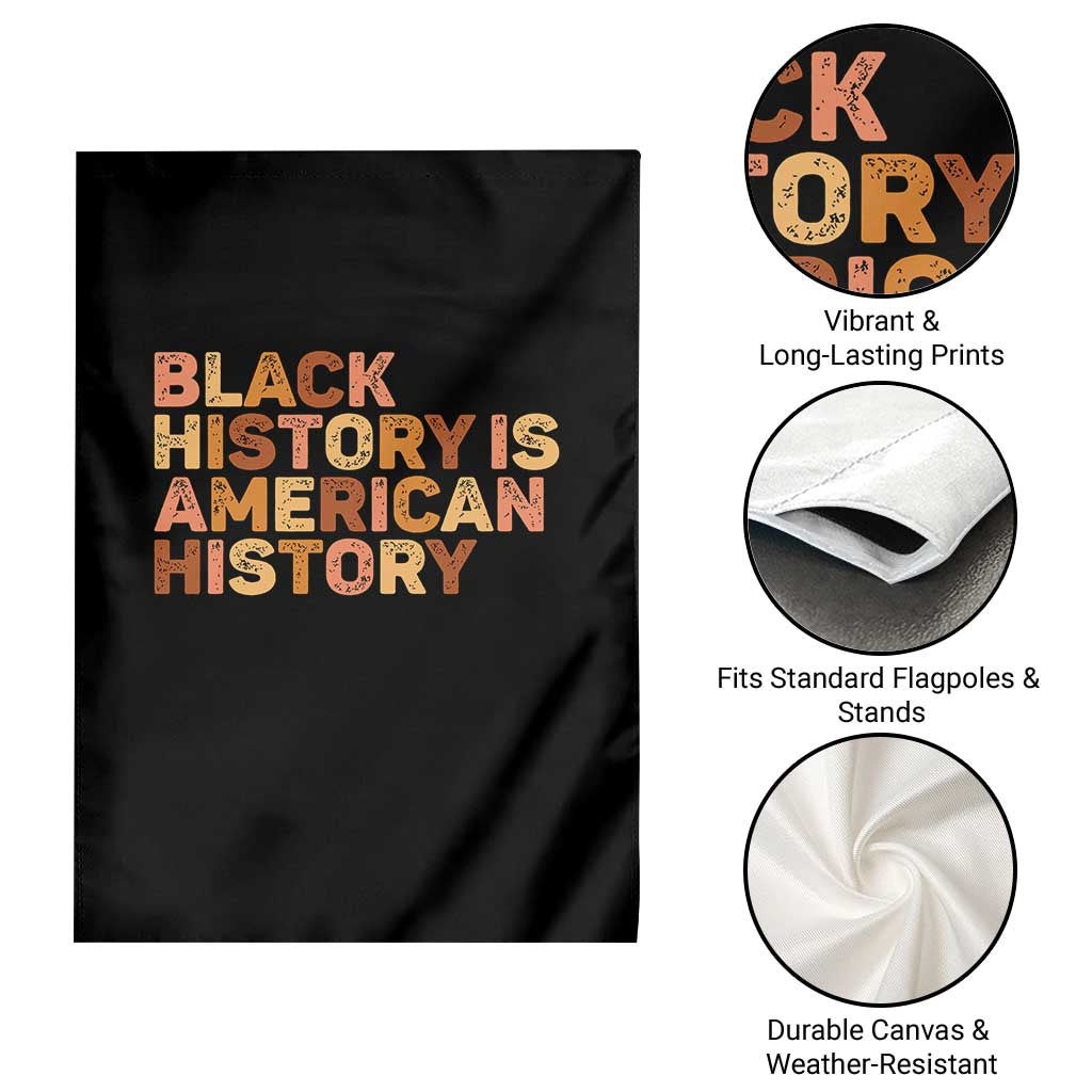 Black History Melanin African American Pride Garden Flag - Wonder Print Shop