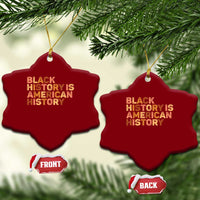 Black History Melanin African American Pride Ceramic Ornament - Wonder Print Shop