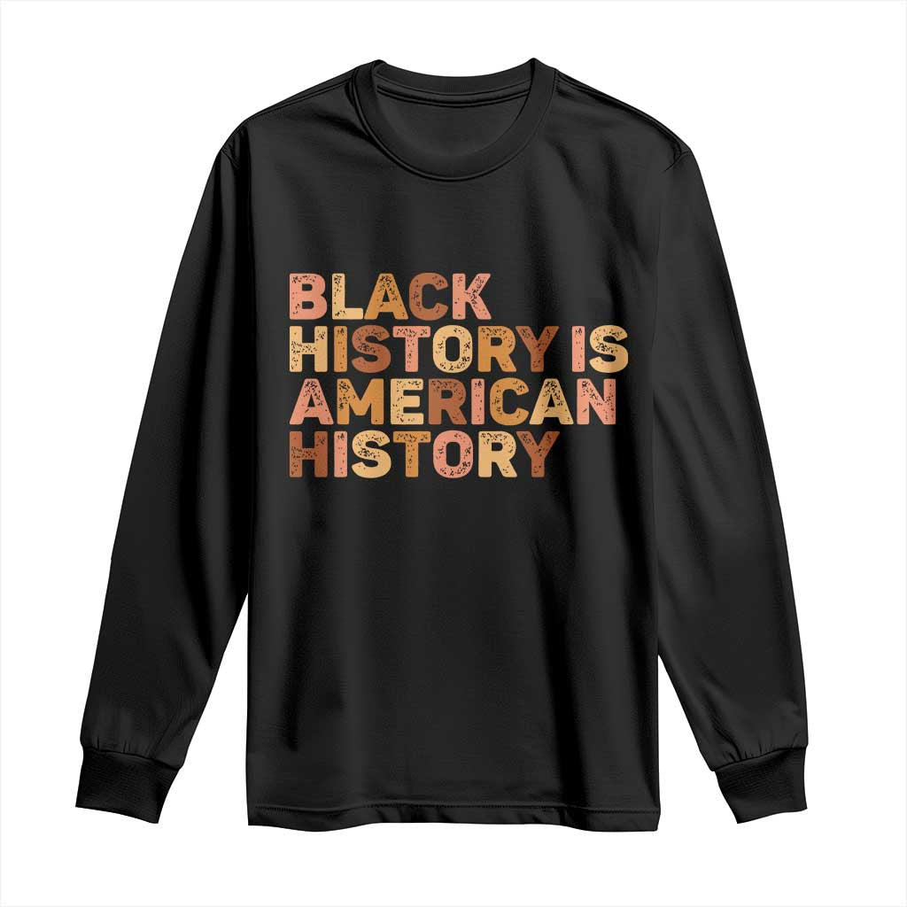 Black History Melanin African American Pride Long Sleeve Shirt - Wonder Print Shop