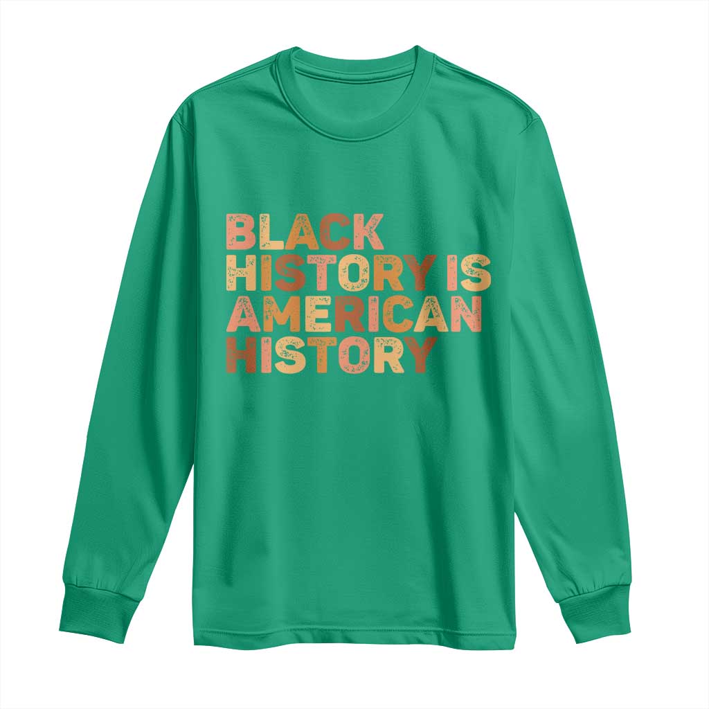 Black History Melanin African American Pride Long Sleeve Shirt - Wonder Print Shop