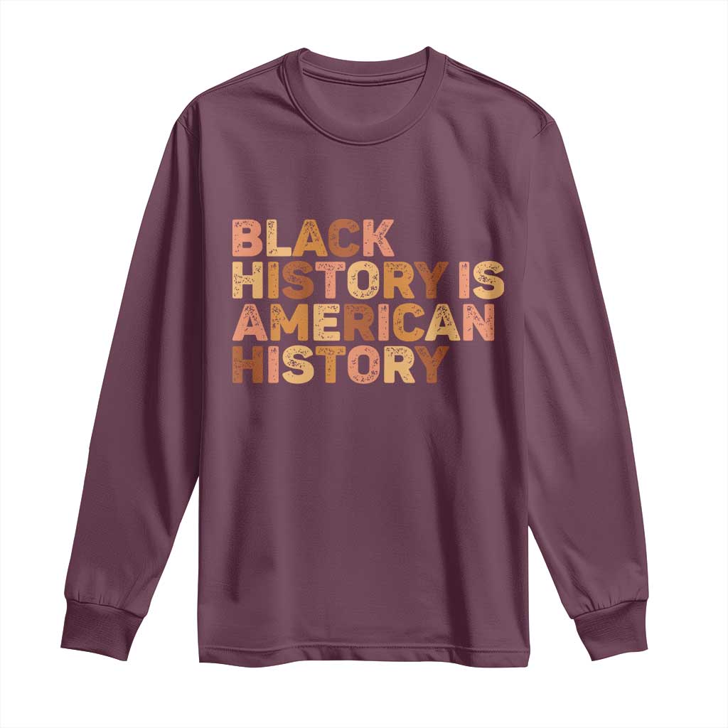 Black History Melanin African American Pride Long Sleeve Shirt - Wonder Print Shop