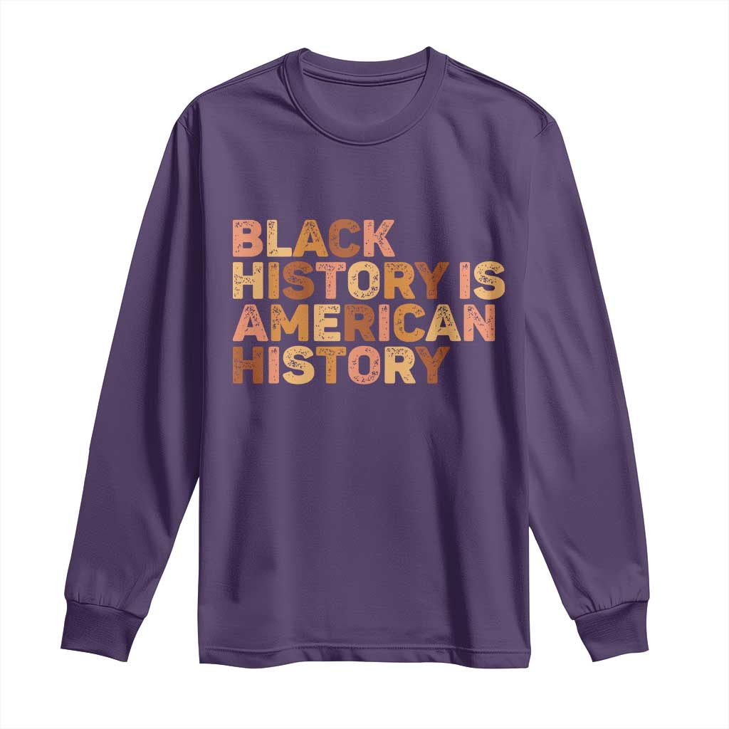 Black History Melanin African American Pride Long Sleeve Shirt - Wonder Print Shop