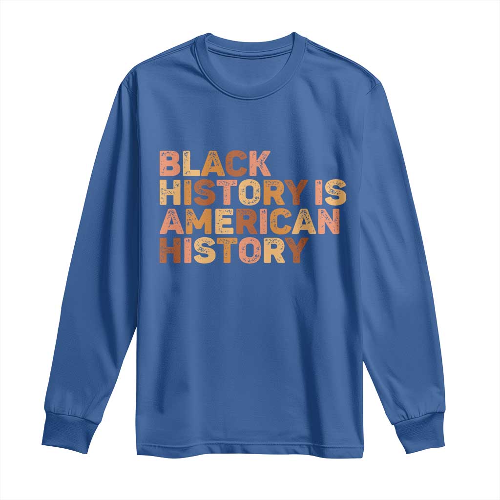 Black History Melanin African American Pride Long Sleeve Shirt - Wonder Print Shop